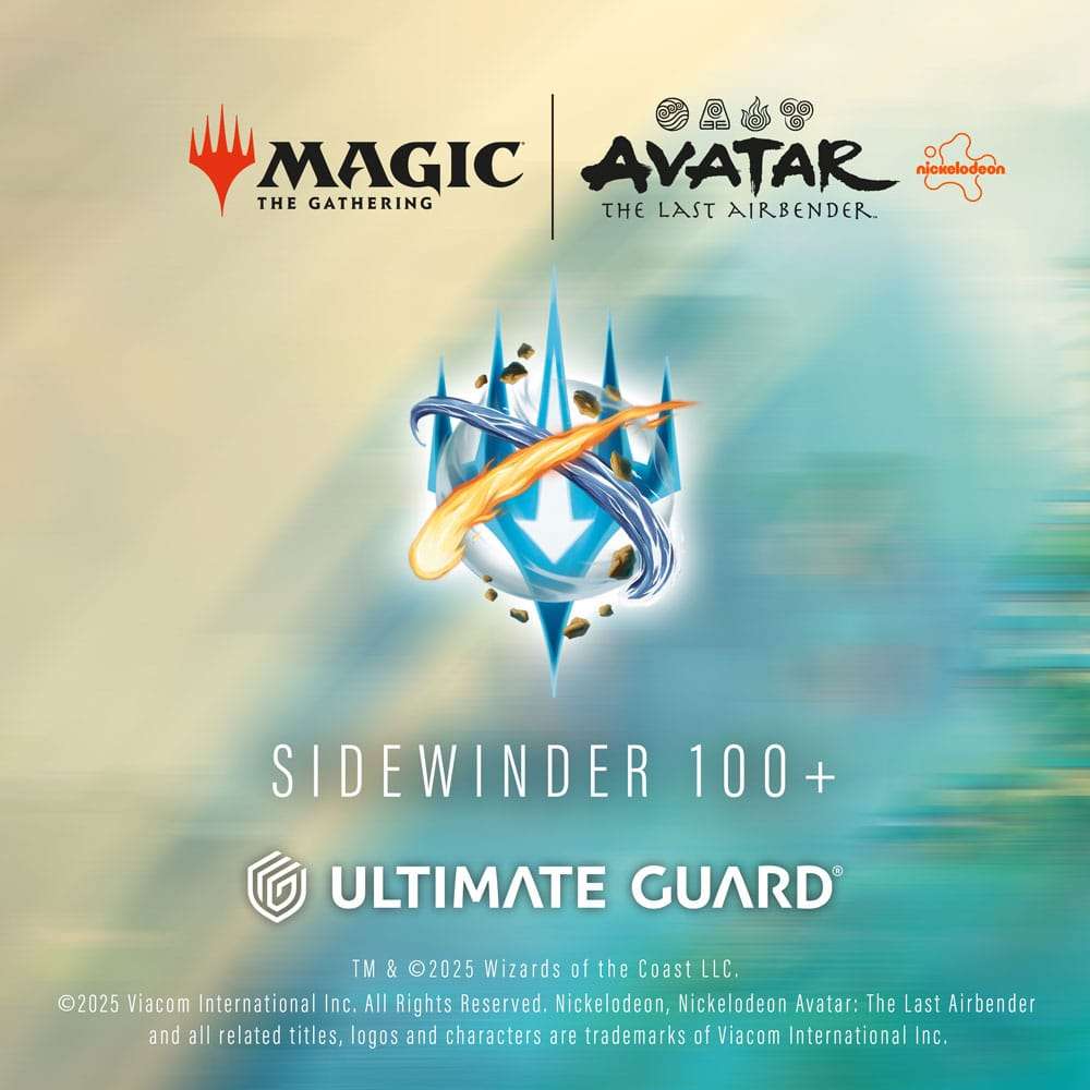 Ultimate Guard Sidewinder 100+ Xenoskin Magic: The Gathering | Avatar: The Last Airbender - Legendary Blue Mythic (Alternate Art) - Beschädigte Verpackung