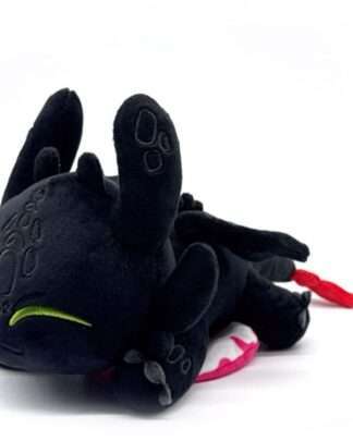Drachenzähmen leicht gemacht Plüschfigur Toothless Shoulder Rider 15 cm