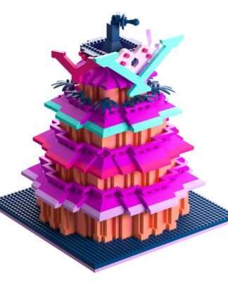 Hazbin Hotel Baustein Set V Tower 20 cm