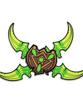 World Of Warcraft Ansteck-Pin Illidian Stormrage's Warglaives 5 cm