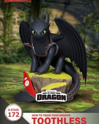 Drachenzähmen leicht gemacht D-Stage PVC Diorama Ohnezahn Statue 14 cm