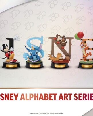Disney Mini Diorama Stage Statuen 6-er Pack 100 Years of Wonder-Disney Alphabet Art 10 cm - Beschädigte Verpackung