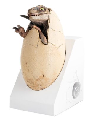 Jurassic Park III ECC Elite Creature Line Statue White Queen Hatching Egg 13 cm