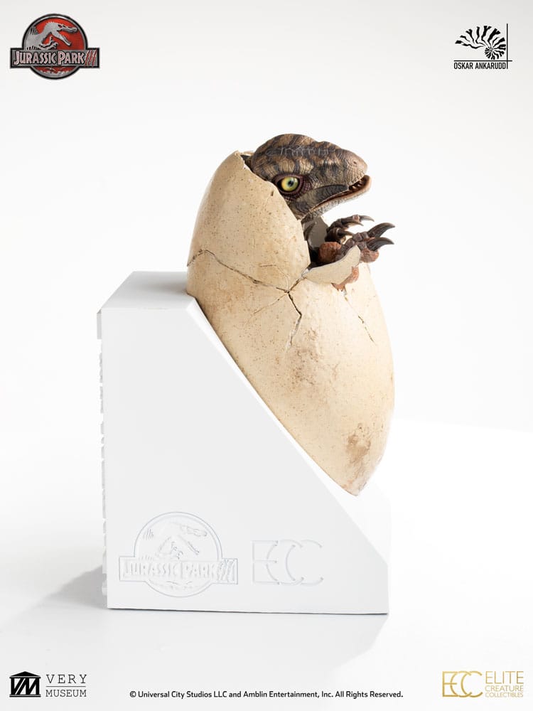 Jurassic Park III ECC Elite Creature Line Statue White Queen Hatching Egg 13 cm – Bild 6