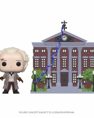 Zurück in die Zukunft POP! Town Vinyl Figur Doc w/Clock Tower 9 cm