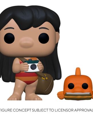 Lilo & Stitch POP! & Buddy Vinyl Figur Lilo w/Pudge 9 cm