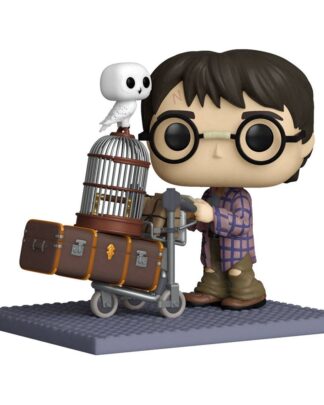 Harry Potter POP! Deluxe Vinyl Figur Harry Pushing Trolley 9 cm