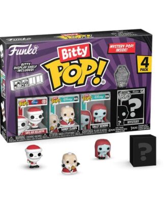 Nightmare Before Christmas Bitty POP! Vinyl Figuren 4er-Pack Santa Jack 2,5 cm