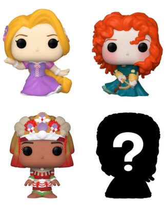 Disney Princesses Bitty POP! Vinyl Figuren 4er-Pack Rapunzel 2,5 cm