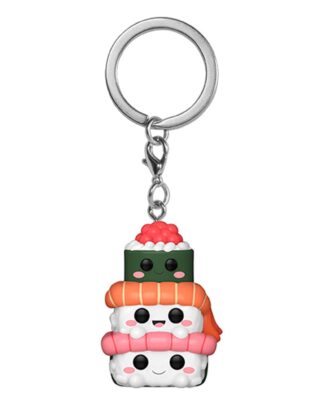 Kawaii Foodies Pocket POP! Vinyl Schlüsselanhänger 4 cm Sushi Stack Display (12)