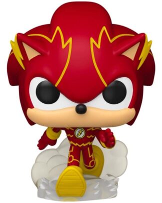 DC x Sonic the Hedgehog POP! Heroes Vinyl Figur Sonic as The Flash 9 cm