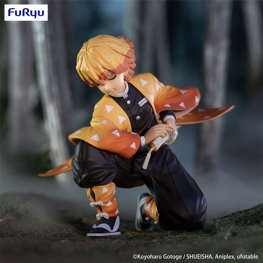 Demon Slayer: Kimetsu no Yaiba Noodle Stopper PVC Statue Zenitsu Agatsuma 10 cm - Beschädigte Verpackung – Bild 2
