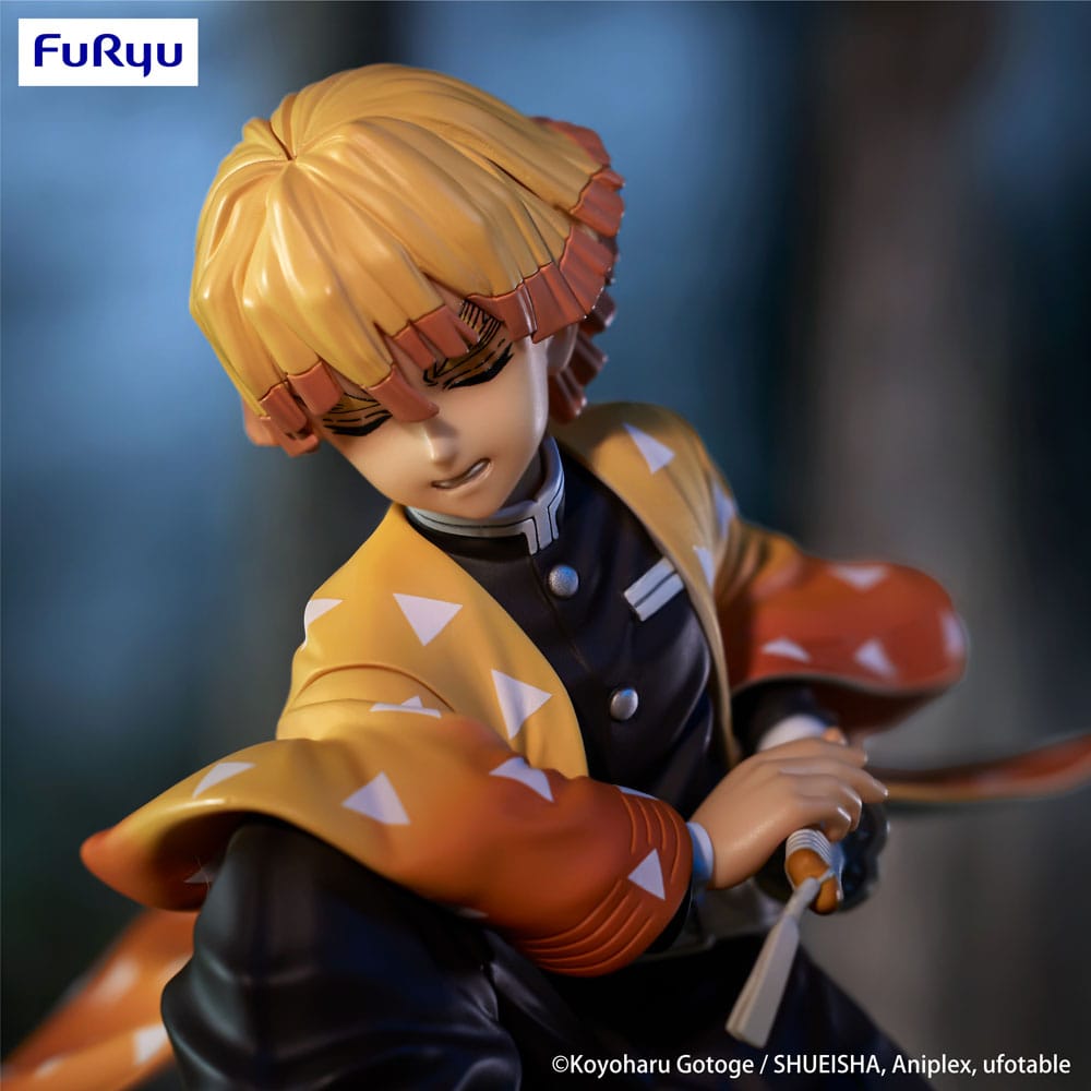 Demon Slayer: Kimetsu no Yaiba Noodle Stopper PVC Statue Zenitsu Agatsuma 10 cm - Beschädigte Verpackung – Bild 3