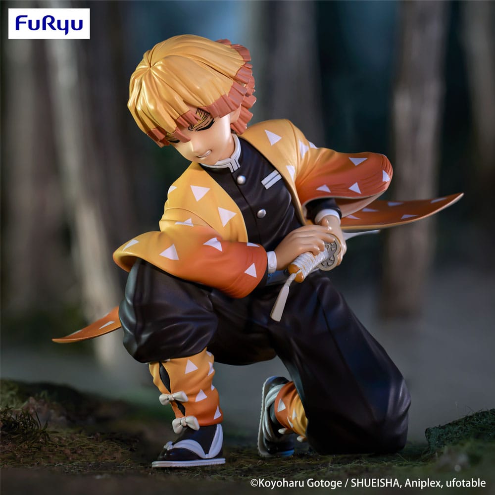Demon Slayer: Kimetsu no Yaiba Noodle Stopper PVC Statue Zenitsu Agatsuma 10 cm - Beschädigte Verpackung – Bild 4