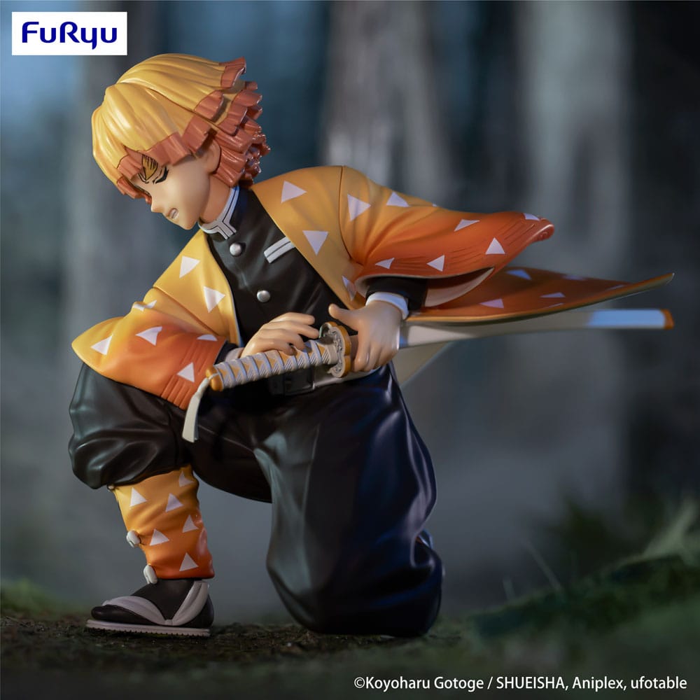 Demon Slayer: Kimetsu no Yaiba Noodle Stopper PVC Statue Zenitsu Agatsuma 10 cm - Beschädigte Verpackung – Bild 5