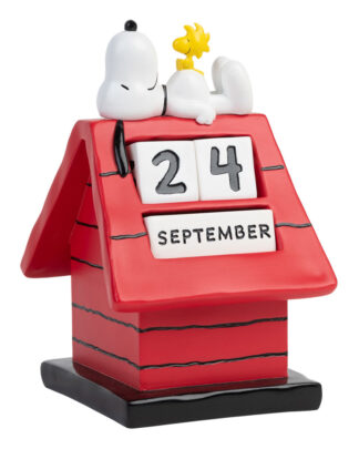Peanuts 3D Ewiger Kalender Snoopy Hundehütte