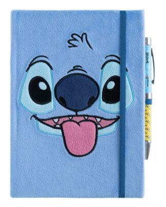 Stitch Premium Plüsch Notizbuch A5 mit Stift Tropical