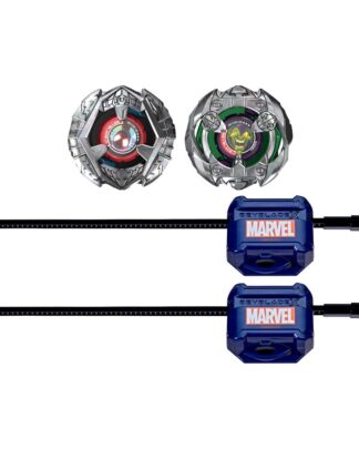 Beyblade X und Marvel Collab Miles Morales 1-60GN vs. Green Goblin 9-80HT