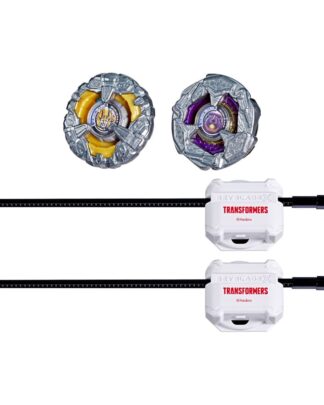 Beyblade X und Transformers Collab Bumblebee 3-60GP vs. Shockwave 5-80O