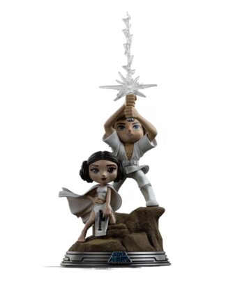 Star Wars Mini Co. PVC Figur Luke & Leia 30 cm