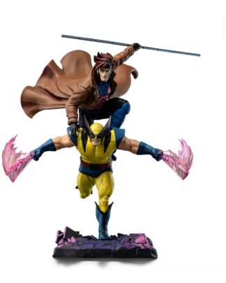 Marvel Deluxe Art Scale Statue 1/10 X-Men´97 Gambit & Wolverine 29 cm   - Beschädigte Verpackung