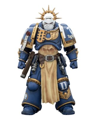 Warhammer 40,000 Actionfigur Ultramarines Levantus with Power Sword, Stormshield and Bolt Pistol 13 cm