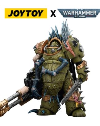 Warhammer 40,000 Actionfigur Death Guard Blightlord Terminator 1 with Reaper Autocannon and Bubotic Blades 14 cm