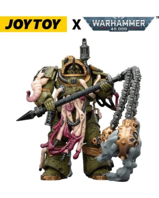 Warhammer 40,000 Actionfigur Death Guard Blightlord Terminator 2 with Flail of Corruption 14 cm