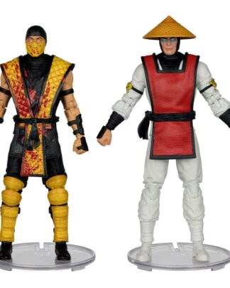 Mortal Kombat Actionfiguren 2er-Pack Scorpion vs. Raiden (Klassics) 18 cm