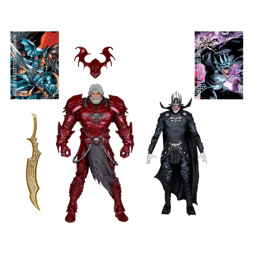 DC Multiverse McFarlane Collector Edition Actionfiguren 2er-Pack #04 Batman who laughs (Knight Armor) & Merciless (Dark Multiverse) 18 cm – Bild 3