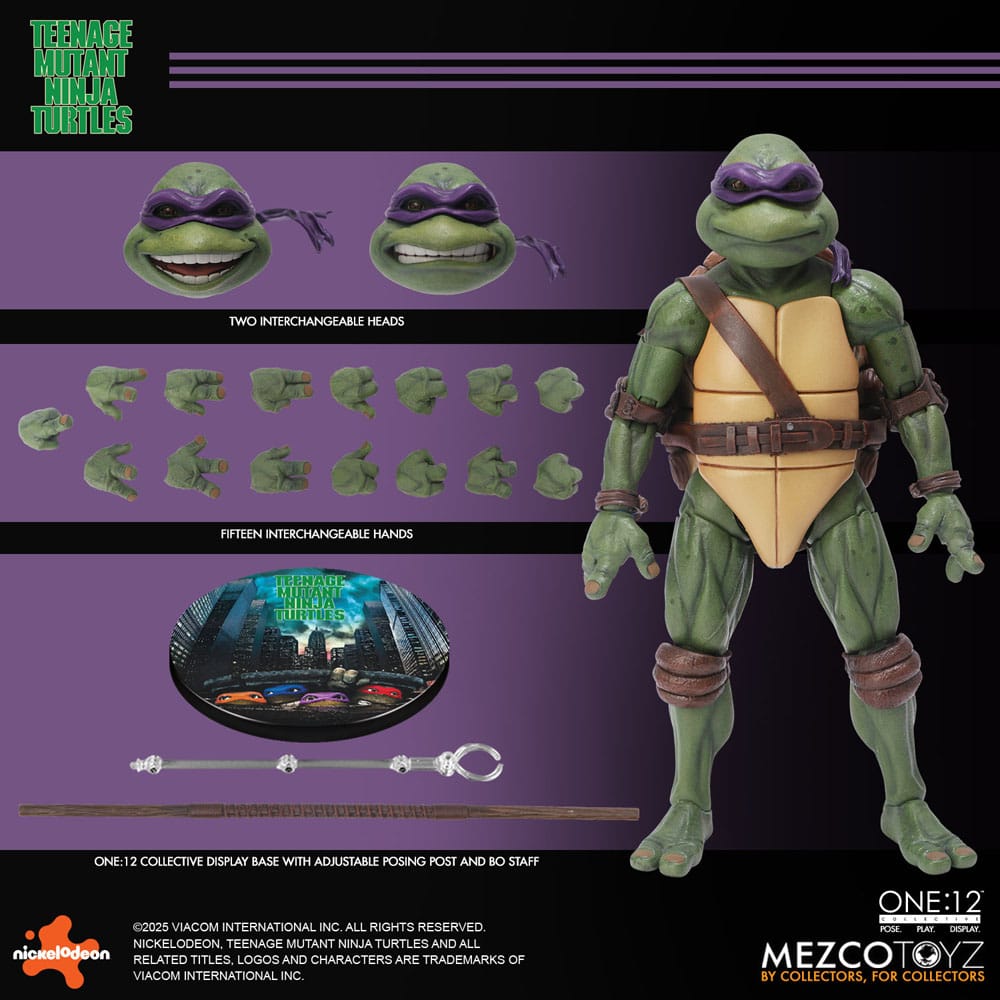 Teenage Mutant Ninja Turtles Actionfiguren Box-Set 1/12 Teenage Mutant Ninja Turtles (1990 Movie) 15 cm – Bild 17