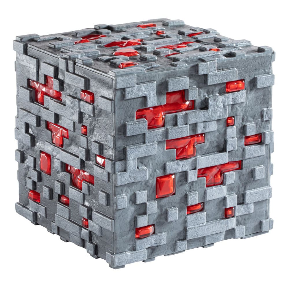 Minecraft Replik Illuminating Redstone Ore Cube 10 cm - Beschädigte Verpackung