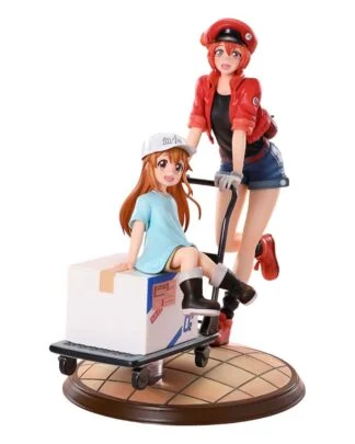 Cells at Work Prisma Wing PVC Statue Red Blood Cell & Platelet 26 cm