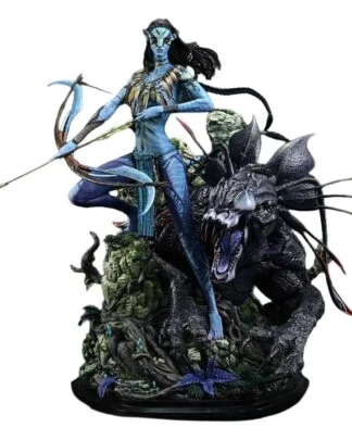 Avatar (Film) Real Elite Masterline Series Statue 1/4 Neytiri & Thanator 75 cm