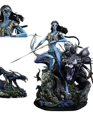 Avatar (Film) Real Elite Masterline Series Statue 1/4 Neytiri & Thanator Deluxe Bonus Version 75 cm