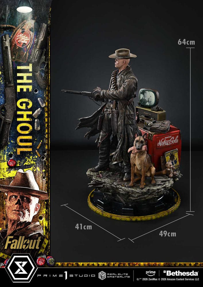 Fallout (TV Series) Real Elite Masterline Series Statue 1/4 The Ghoul Deluxe Version 64 cm – Bild 15