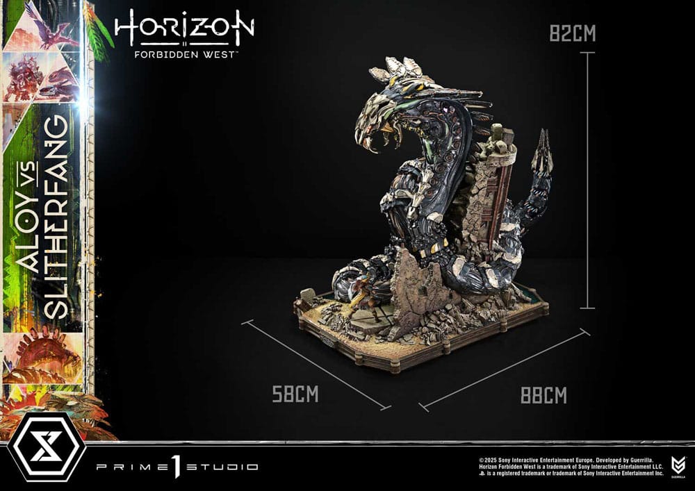 Horizon Forbidden West Ultimate Diorama Masterline Series Statue Aloy vs. The Slitherfang 82 cm – Bild 4