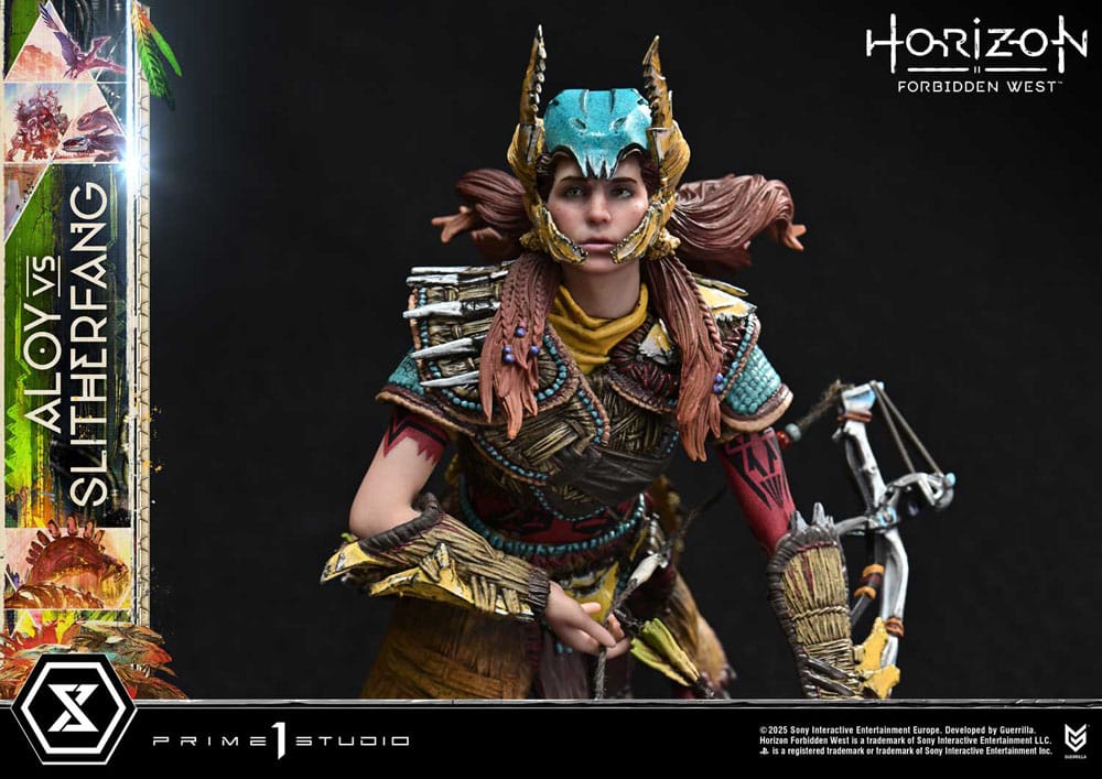 Horizon Forbidden West Ultimate Diorama Masterline Series Statue Aloy vs. The Slitherfang 82 cm – Bild 8