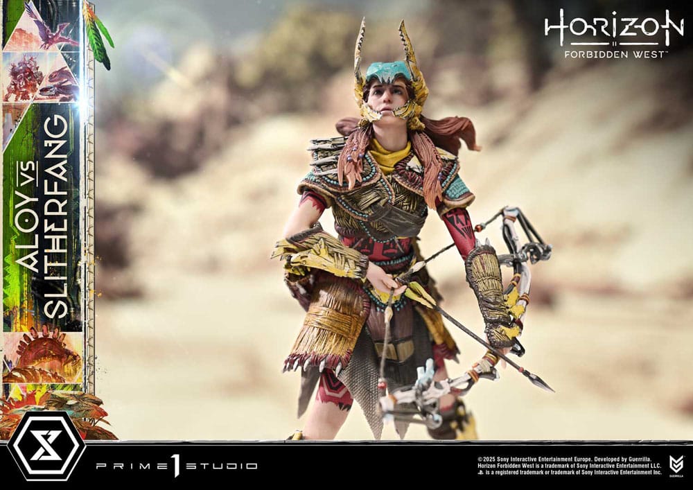 Horizon Forbidden West Ultimate Diorama Masterline Series Statue Aloy vs. The Slitherfang 82 cm – Bild 9