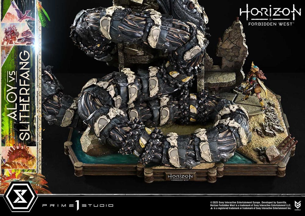 Horizon Forbidden West Ultimate Diorama Masterline Series Statue Aloy vs. The Slitherfang 82 cm – Bild 12