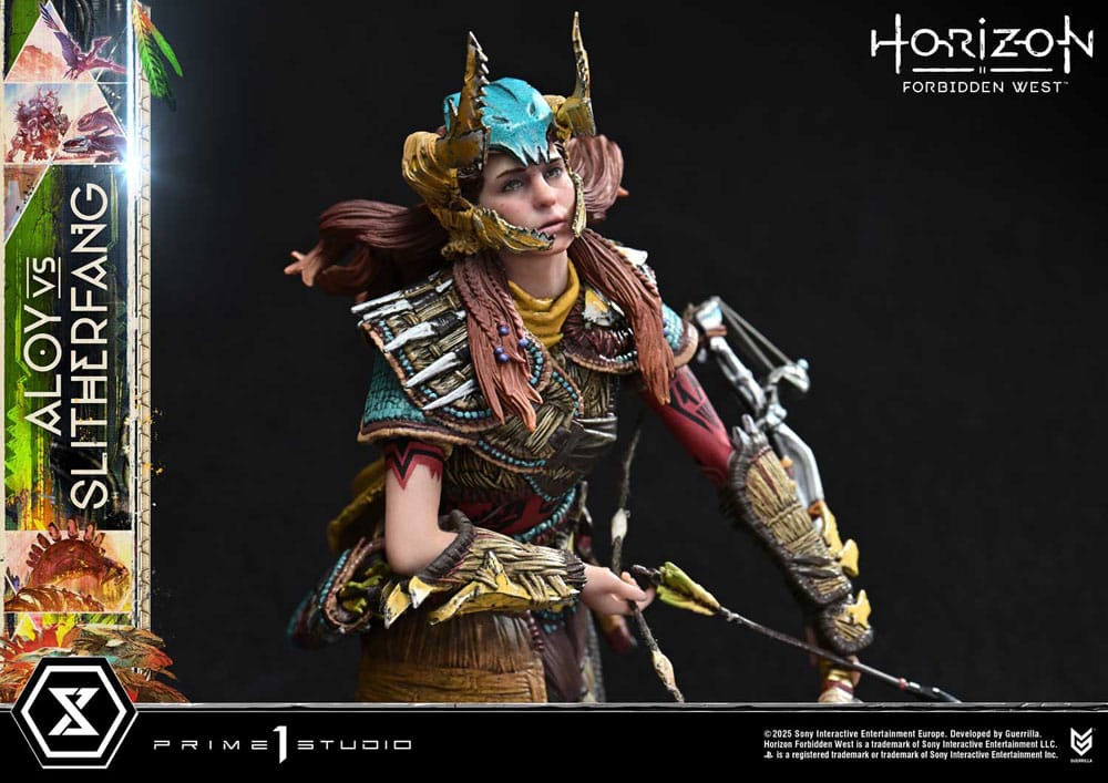Horizon Forbidden West Ultimate Diorama Masterline Series Statue Aloy vs. The Slitherfang 82 cm – Bild 13
