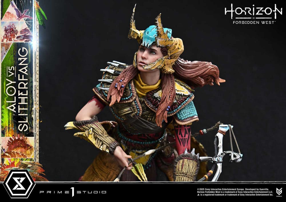 Horizon Forbidden West Ultimate Diorama Masterline Series Statue Aloy vs. The Slitherfang 82 cm – Bild 14