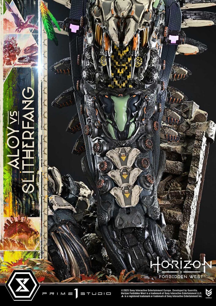 Horizon Forbidden West Ultimate Diorama Masterline Series Statue Aloy vs. The Slitherfang 82 cm – Bild 16