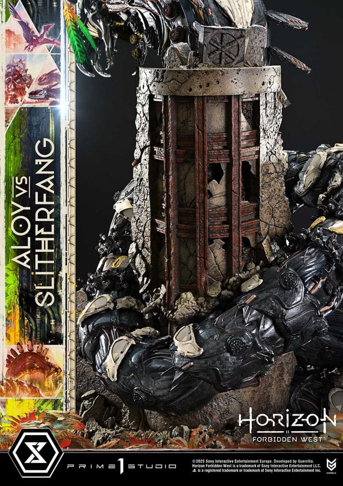 Horizon Forbidden West Ultimate Diorama Masterline Series Statue Aloy vs. The Slitherfang 82 cm – Bild 17