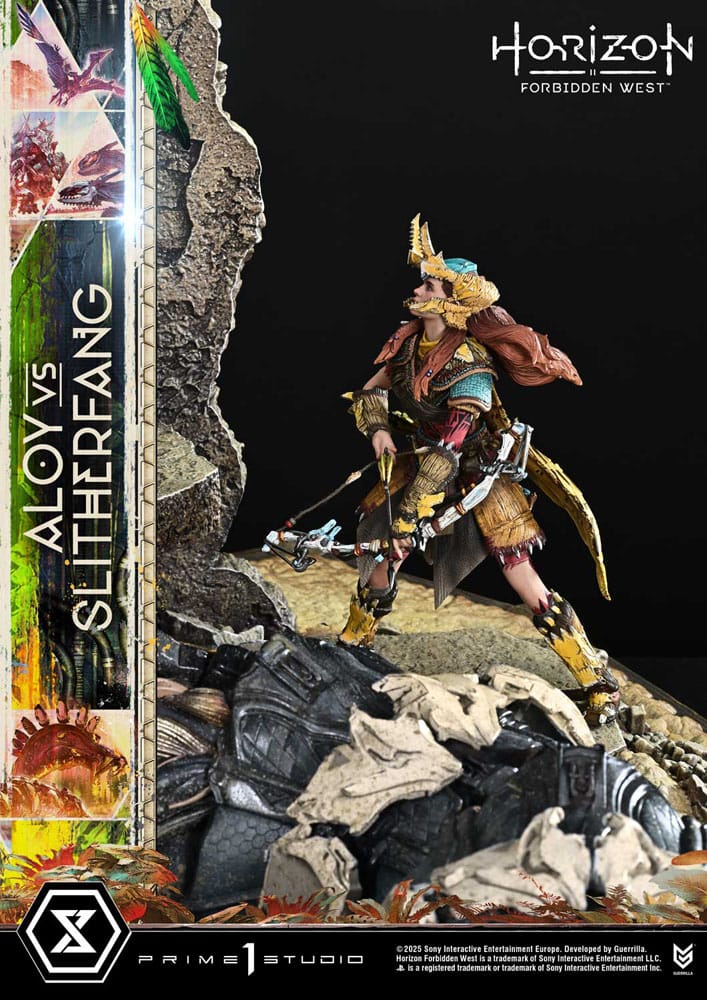 Horizon Forbidden West Ultimate Diorama Masterline Series Statue Aloy vs. The Slitherfang 82 cm – Bild 19