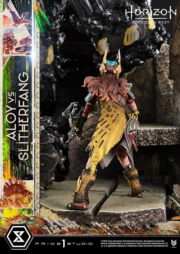 Horizon Forbidden West Ultimate Diorama Masterline Series Statue Aloy vs. The Slitherfang 82 cm – Bild 20