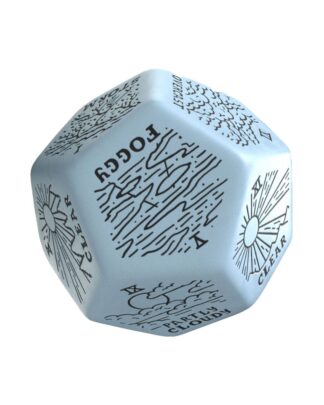 Viridian Würfel Jumbo Würfel Weather Generator Die D12 Blau - Beschädigte Verpackung