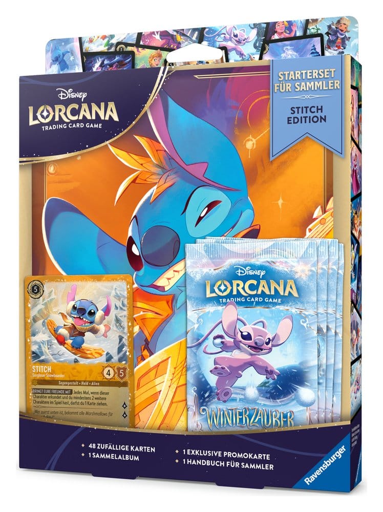 Disney Lorcana TCG Starterset für Sammler Stitch Edition *Deutsche Edition*