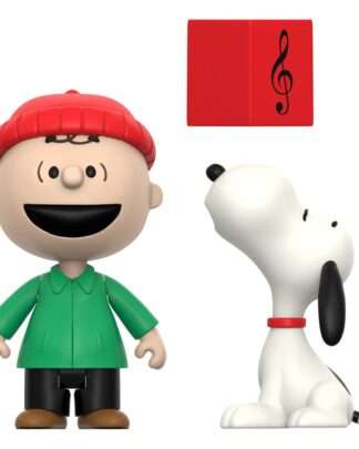 Peanuts ReAction Actionfiguren 2er-Pack Charlie Brown and Snoopy (Caroling) 10 cm