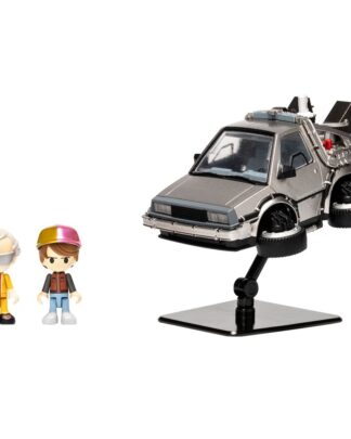 Zurück in die Zukunft II Q-Village Fahrzeug mit Minifiguren Time Machine Part 2